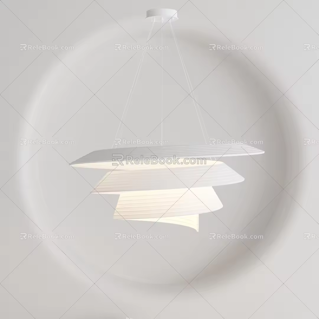 Modern chandelier 3d model