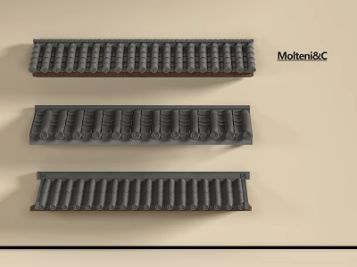 Different Types of Roof Tiles for Stylish Roof Garden Design 3d model