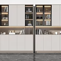 Modern Bookcase Interior Design With Built in Lighting Storage Shelves And Books