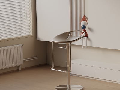 Modern Bar Chair 3d model