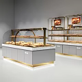 Supermarket Bread Baking Shelf 3d model