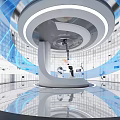 Science and Technology Exhibition Hall 3d model