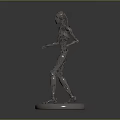 Modern Robot Assistant Small Robot Butler 3d model