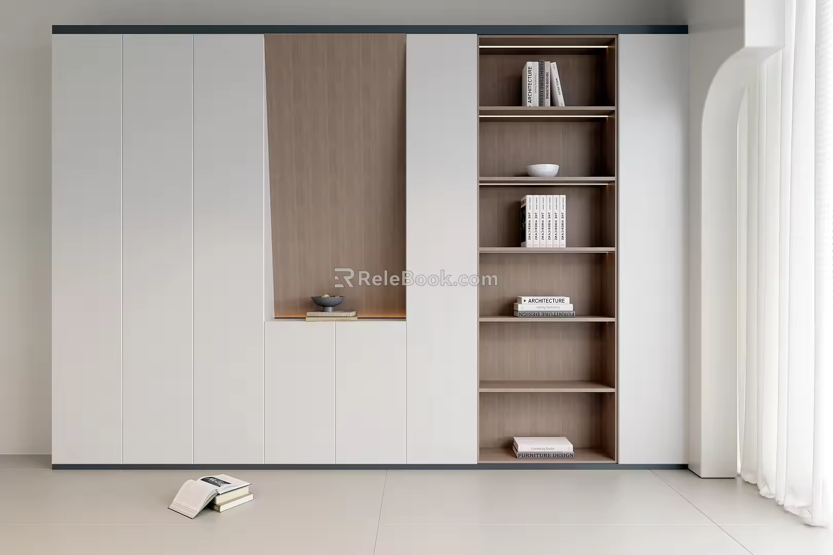 Modern Decorative Cabinet 3d model