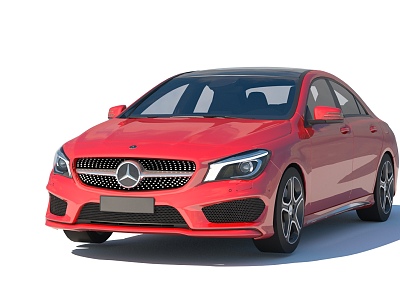 Mercedes-Benz CLA 2014 MercedesBenz has few simple mold surfaces model