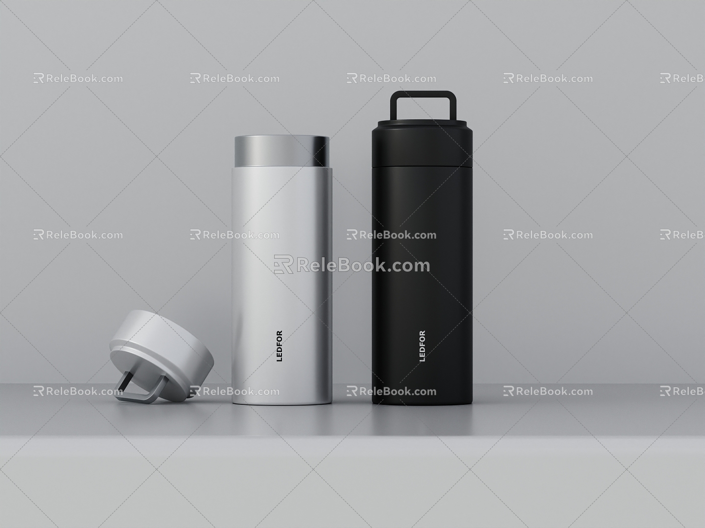 Thermos Cup Men's Thermos Cup Simple Thermos Cup 3d model