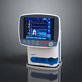 Medical Patient Monitor With ECG Waveforms And Vital Signs Display Mindray White Blue Compact Design