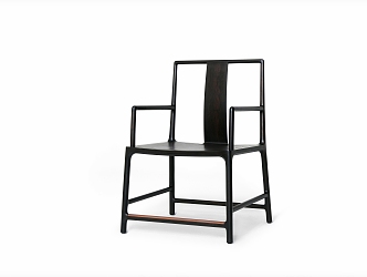 Ruyi Chair New Chinese Single Chair 3d model