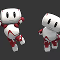 modern robot 3d model