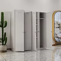 Modern Barber Shop Multi-function Storage Cabinet 3d model