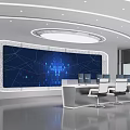 Modern Command Room 3d model