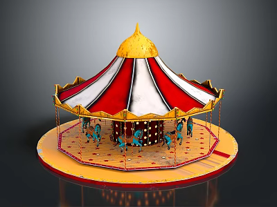 Carousel Carousel Toy Amusement Park Children's Amusement Park Playground Children's Playground 3d model