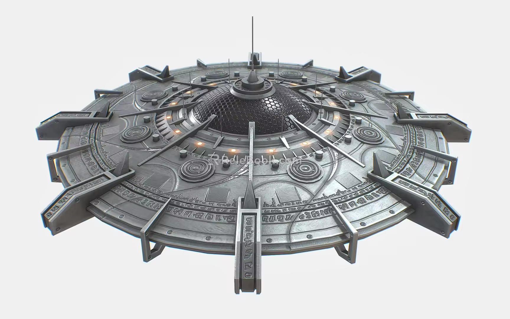 UFO flying saucer spaceship alien spaceship 3d model