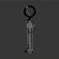 Aerospace Exploration Instrument With Metal Stand Circular Ring And Cables