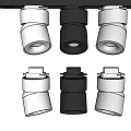 Downlights Spotlights White Black Gray Modern Home Ceiling Lighting Fixtures