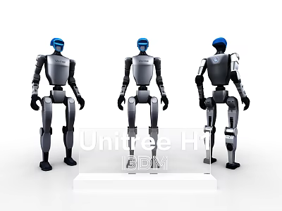 Yushu humanoid robot Spring Festival handkerchief robot 3d model