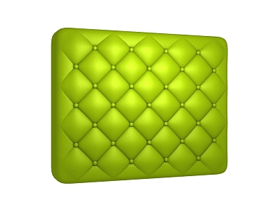 Background wall backrest soft bag diamond grid 3d model