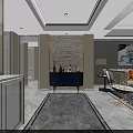 Elegant Modern Living Dining Room Interior With Chandelier Sofa Coffee Table And Wall Painting