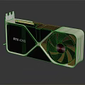 RTX 4050 Graphics Card with Single Fan and Modern Sleek Design