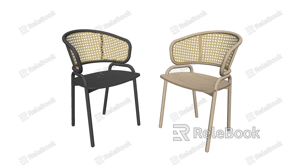 Modern single chair chair model