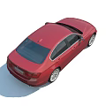 Red BMW Sedan Exterior With Modern Design And Sleek Body Features