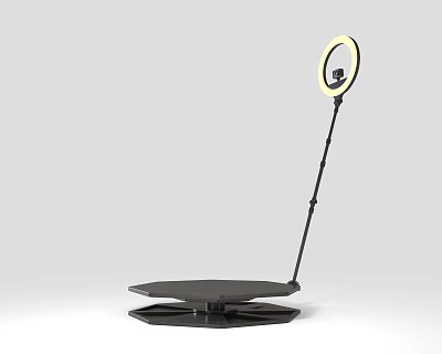 Phone Digital Ring Light Stand With Adjustable Arm For Photography And Video Recording 3d model