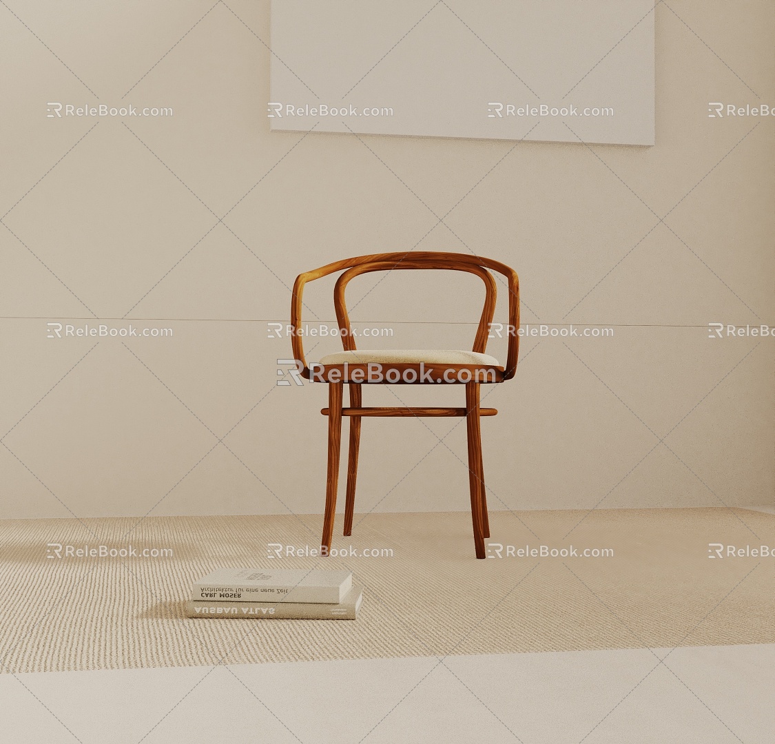 Modern Bar Chair 3d model