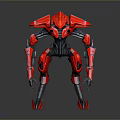 Mech Warrior Mech Soldier Machine Battlearm Mechanical Battlearm Machine Fighter Robot 3d model