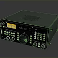Weapon Control Device with Green Casing Digital Display Frequency Knobs and Control Buttons