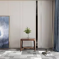Modern corner table 3d model