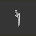 modern gear big gear small gear cast iron gear 3d model