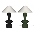 Danny Kaplan Table Lamp Desk Lamp Pottery Pot Table Lamp Decorative Table Lamp Fabric Table Lamp 3d model