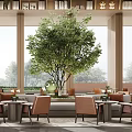 Modern Rest Area Yuyi Sales Office Negotiation Area Rest Area 3d model