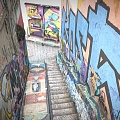 Graffiti Street Street Graffiti Stairs Stairs Steps Graffiti Slideway Graffiti 3d model