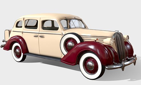 American Car 3d model