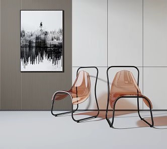 Modern single chair 3d model