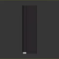 Sleek Black Desktop PC Tower With Modern Design And Multiple Ports For Home Office