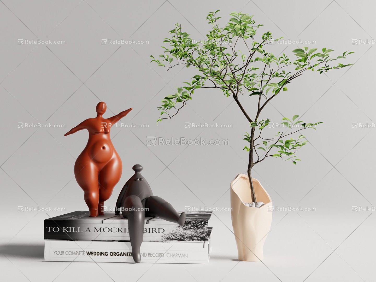 Modern Ornaments Combination Vase Ornaments model