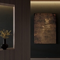 Middle Ancient Hanging Paintings 3d model