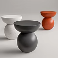 Modern corner table 3d model