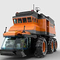 LEGO Toy Blocks Mobile Fortress RV Heavy Duty RV 3d model
