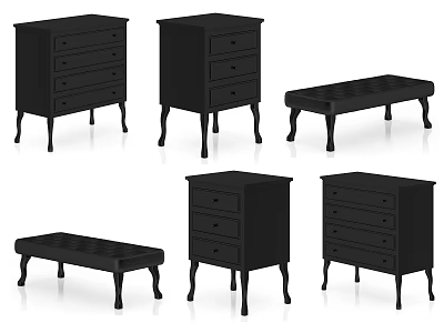 Jane European bedside cabinet 3d model Jane European bedside cabinet 3d model