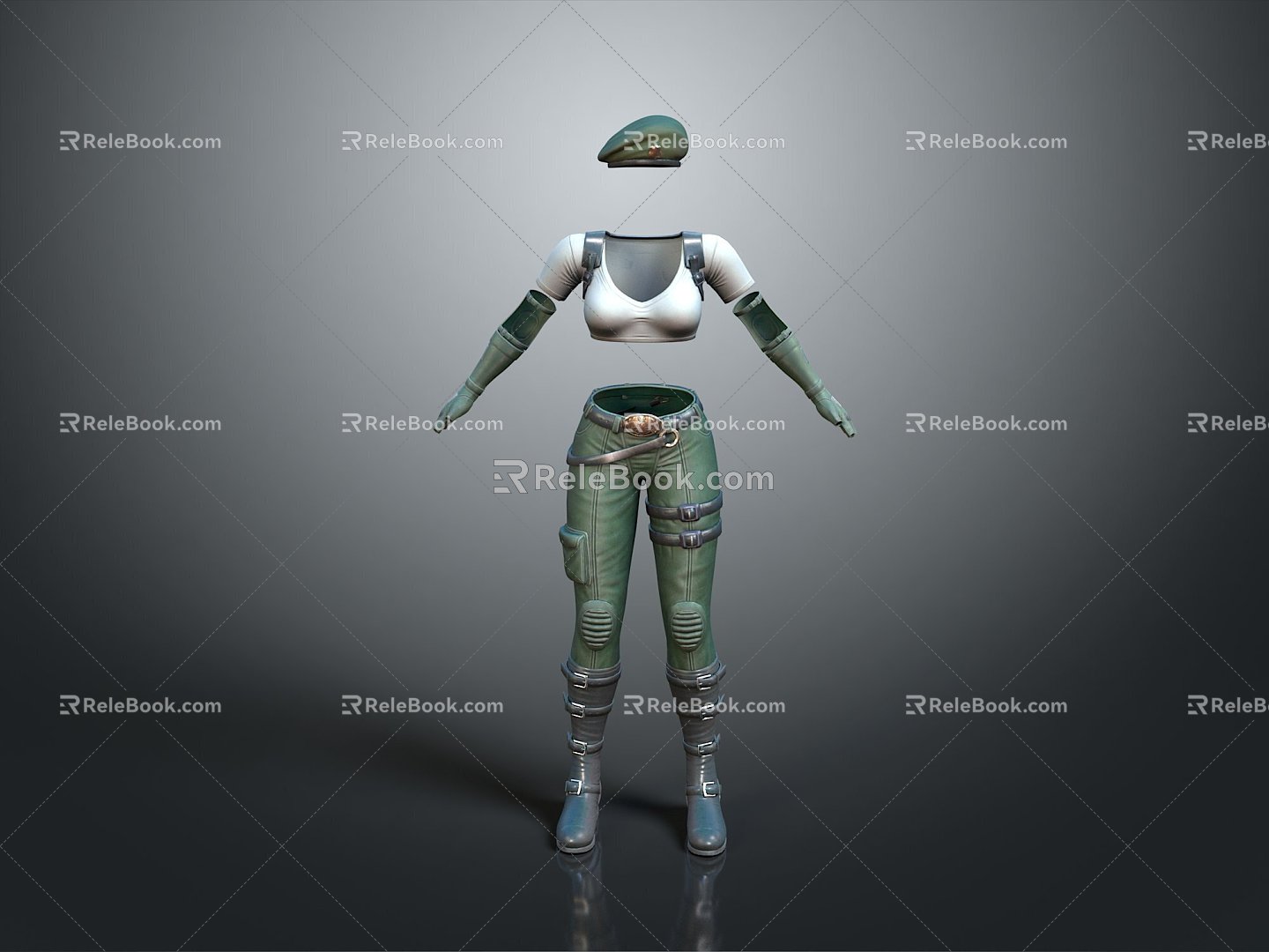 Military Uniform, Camouflage Uniform, Special Force Clothing, Special Force Clothing, Soldier Clothing, Soldier Equipment, Soldier Clothing 3d model