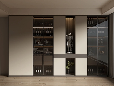 Home Wine Cabinet model