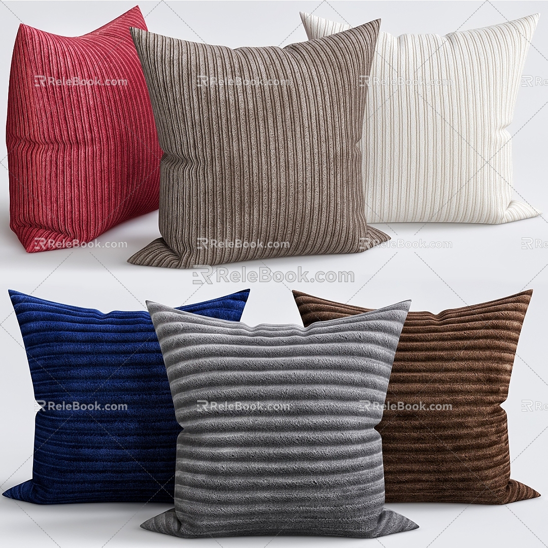 Sofa Pillow Square Pillow 3d model