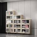 Modern bookcase combination 3d model