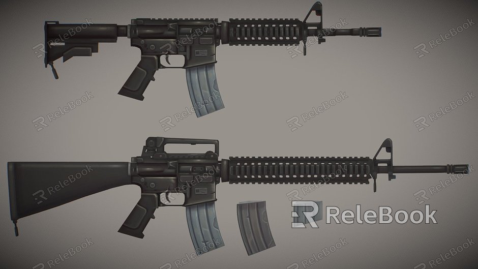 M4A1 and M16A4 rifles model