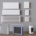 Different Types Of Modern Radiators With Wall Mounted And Floor Standing Designs