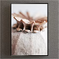 Modern Botanical Art Painting With Intricate Plant Details For Home Wall Decor
