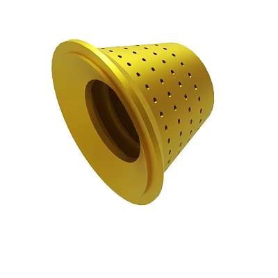 304 Stainless Steel Filter Cartridge Industrial Pipe Filter Element Mesh Cartridge Round Hole Metal Cone Filter PP Muffler Pipe Round Muffler Fan Muffler Honeycomb 3d model